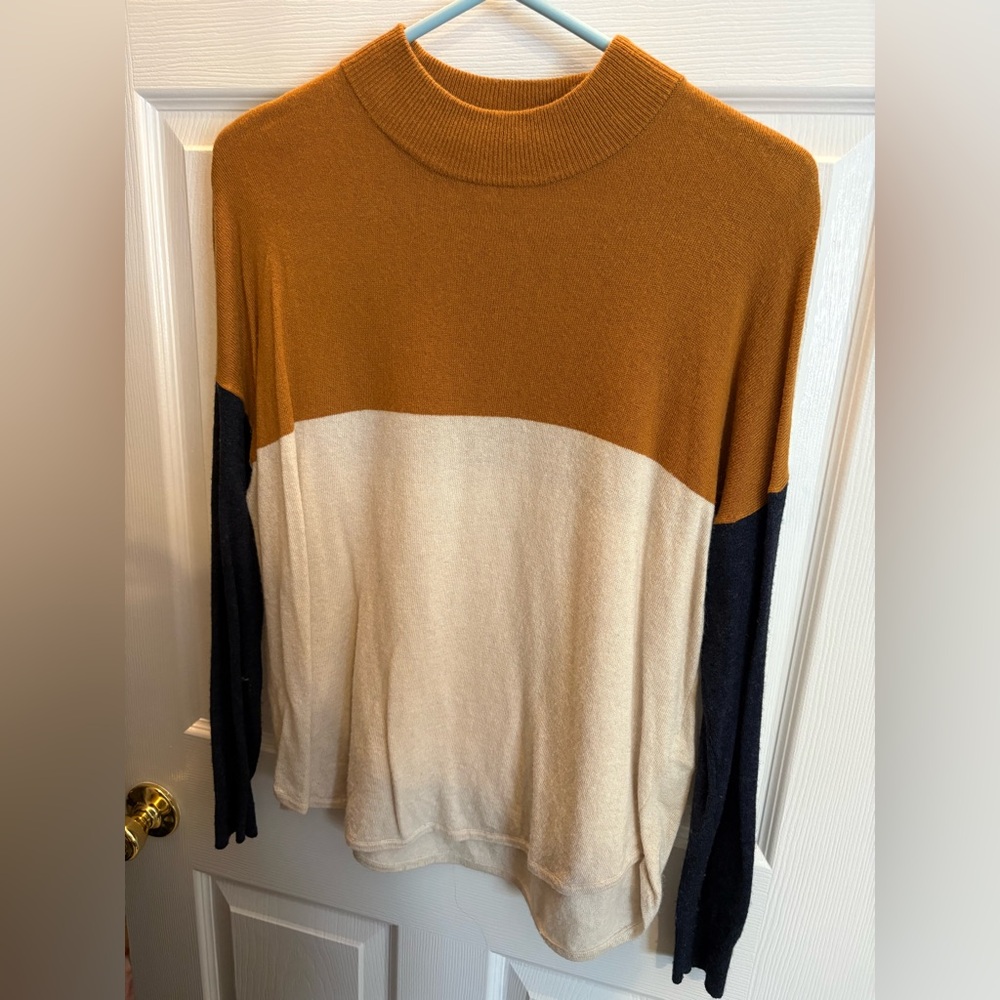 Madewell color block sweater